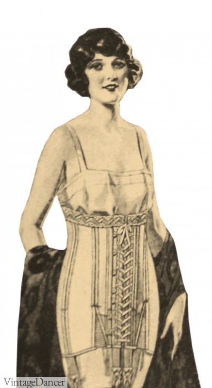 1920s corset bra plus size