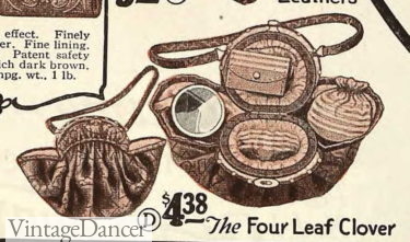 1922 compact bags makeup 1920s