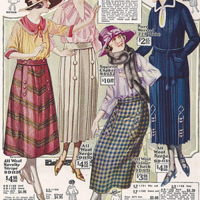 1920s Skirt History, Women’s 20s Separates