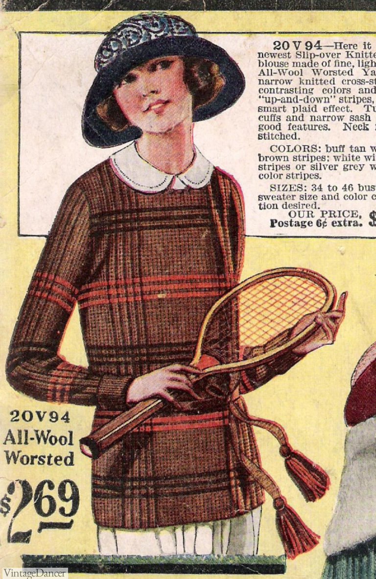 1920s Tennis Clothes Womens And Mens Outfits