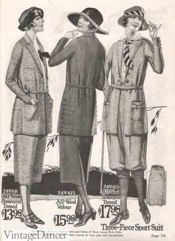 1922 tweed sport clothes - Tweed ride outfit ideas