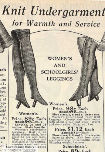 1920s leggings. how did women keep their legs warm in winter?