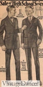 1920s teen boys suits
