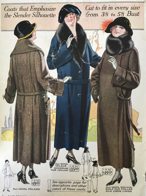 1920s Coats, Furs, Jackets and Capes History