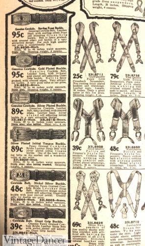 1920s mens suspenders