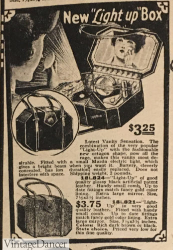 1923 light-up vanity box