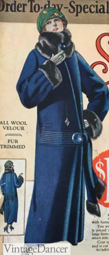 1920s Coats, Furs, Jackets and Capes History, Vintage Dancer