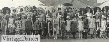 1923 bathing beauty contest- look at those parasols!