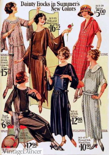1923 long day dresses