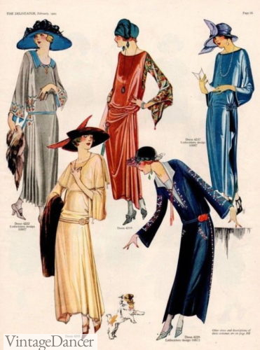1923 long gowns for eveningwear