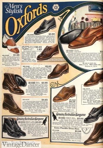 1920s mens oxford shoes dress shoes casual shoes