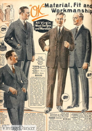 1920s old mens clothing suits fashion