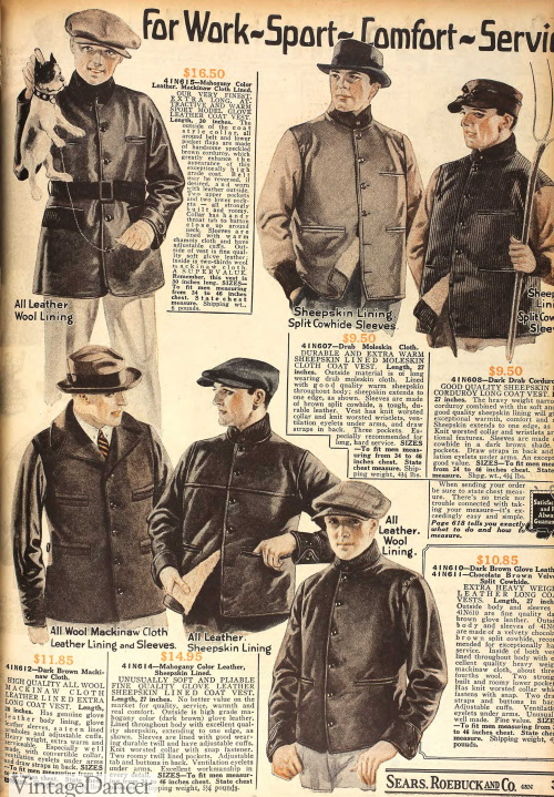 1920s Men's Workwear, Casual Clothes