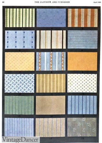 1923 bold patterns for shirts