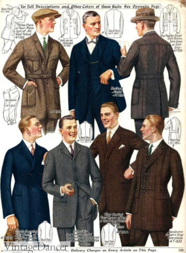 1920s mens fashion suits 1923