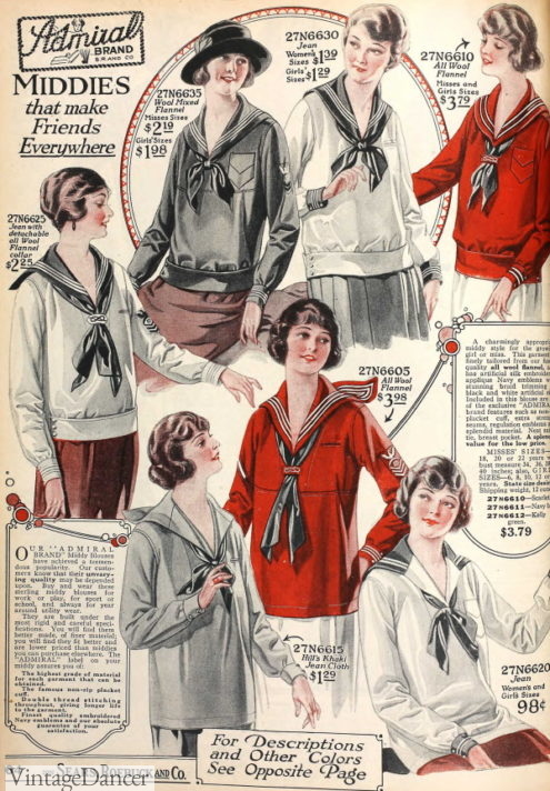 1923 Fashions for Women and Men