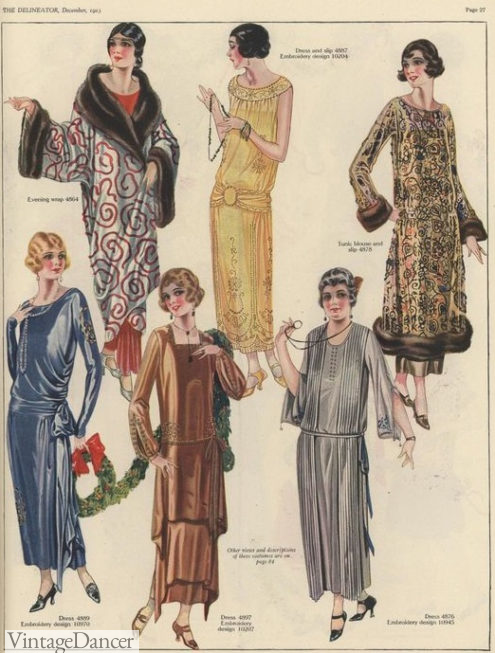 1923 evening dress and opera coat