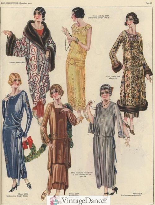 1920s evening dress