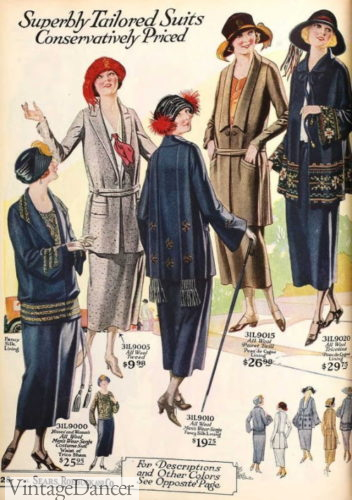 1920s women ladies spring suits