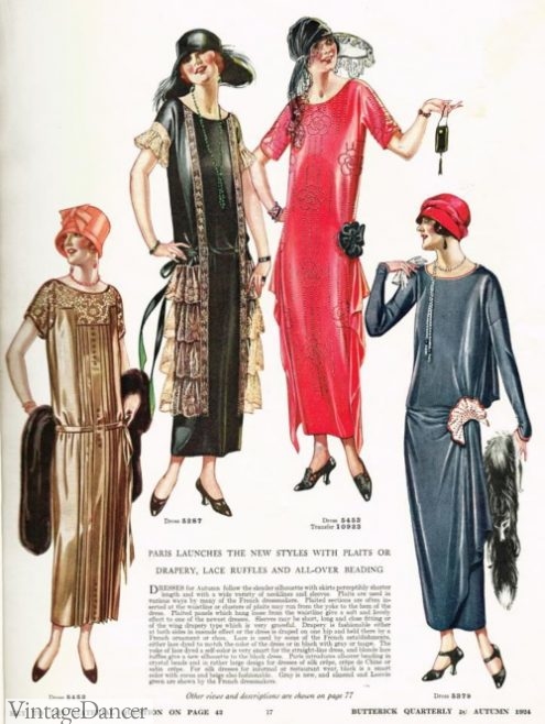 1920s Evening Gowns &#038; Dresses History by Year, Vintage Dancer