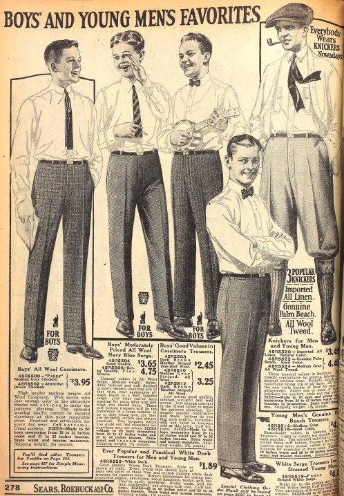 1920s Teenage Boy Fashion with Pictures