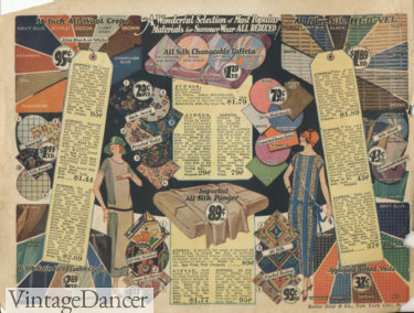 1920s Fabrics and Colors in Fashion, Vintage Dancer