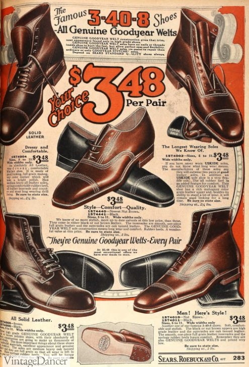 Men's 1920s Shoes History and Buying Guide
