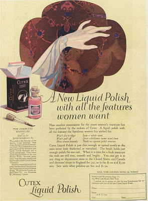 1920s nail polish ad