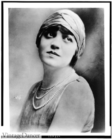 1920s evening turban wrap hat formal 1924