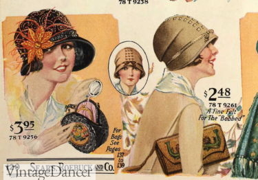 Pretty 1920s Purses and Handbags, Vintage Dancer