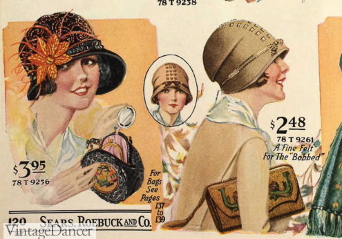 1920s Handbags, Purses, and Shopping Bag Styles, Vintage Dancer