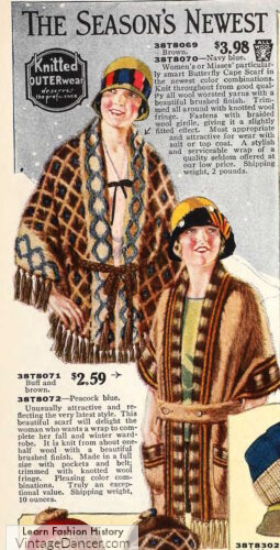 1920s winter scarf winter fashion for women