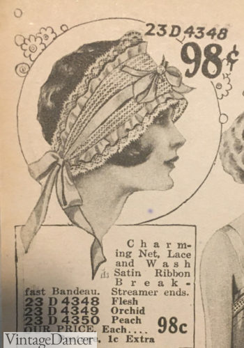 1925 boudoir bandeau at VintageDancer