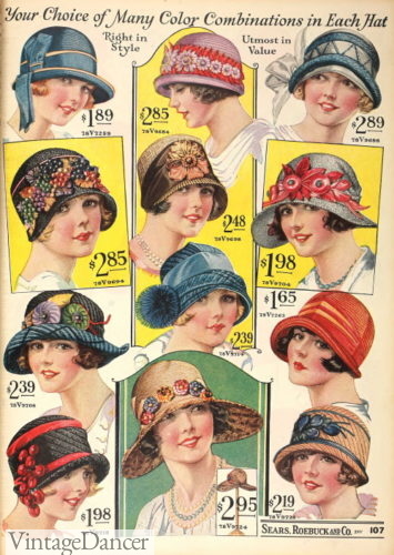 1920s Hat Styles for Women &#8211; History Beyond the Cloche Hat, Vintage Dancer