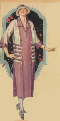 1925 mature women's 1920s dress