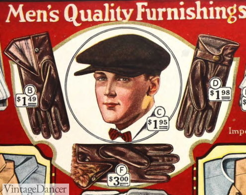1925 lined driving gloves