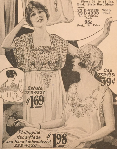 1920s Nightgowns, Pajamas and Robes History