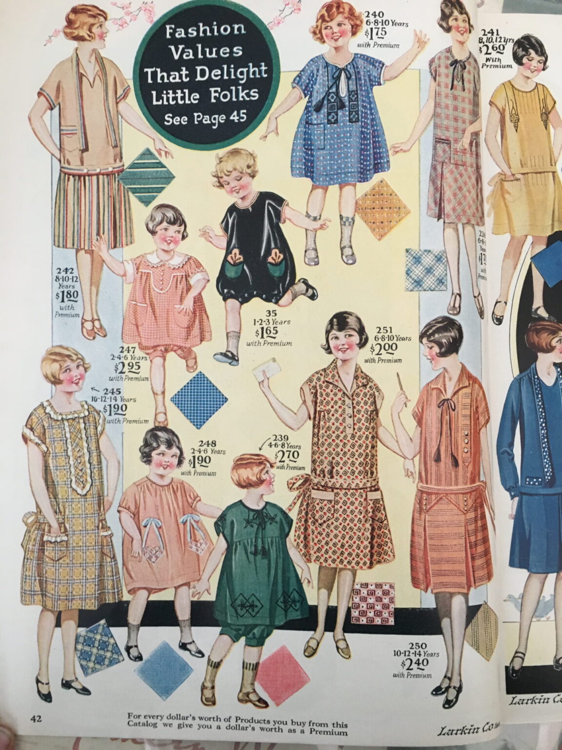 1926 Larkin Girls Child Spring Dresses 1152x1536 