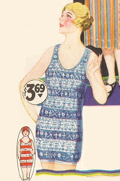 1926 pattern swimsuit