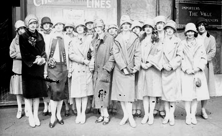 1926 coats, shorter and slimmer at VintageDancer