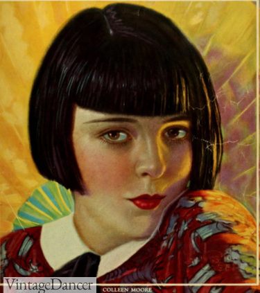 Coleen More, 1926, straight bob hairstyle
