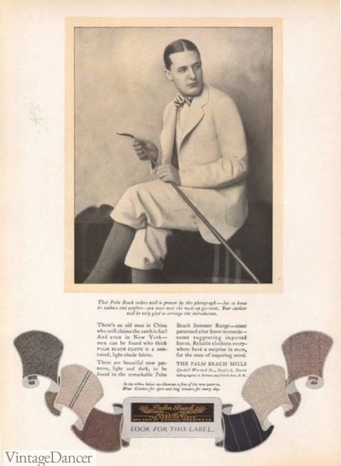 1926 Palm Beach Cloth Suiting