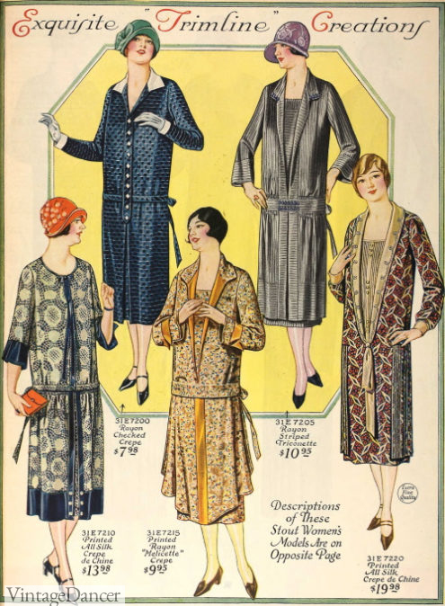 1926 plus size fashions