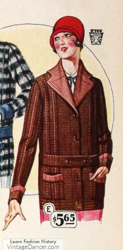 1920s sweater- jacket similar to Coco Chanel's design