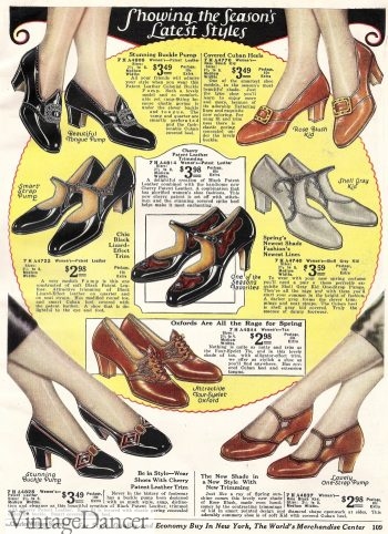 1927 mostly Mary Jane shoes