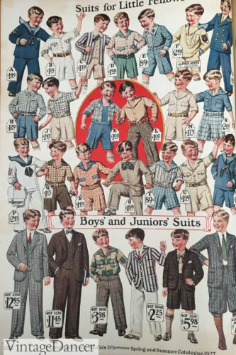 1920s boys clothing fashion children kids