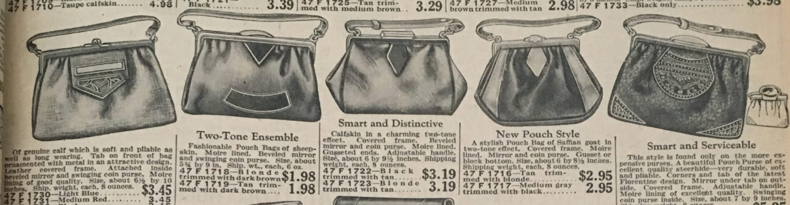 1920s day bag