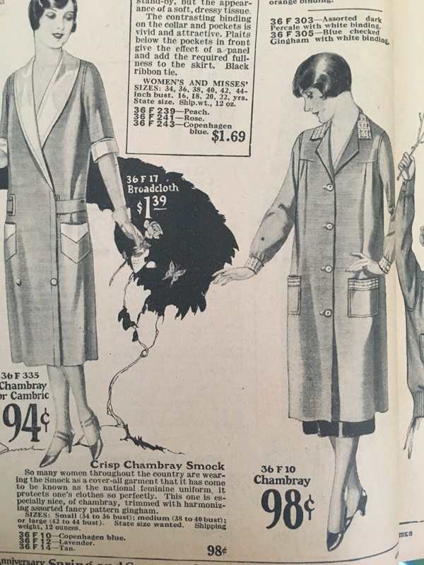 1920s Apron History and Sewing Patterns