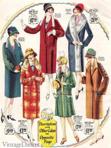 1927 young miss coats at VintageDancer
