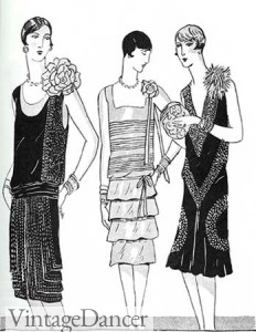 1920s evening formal dresses